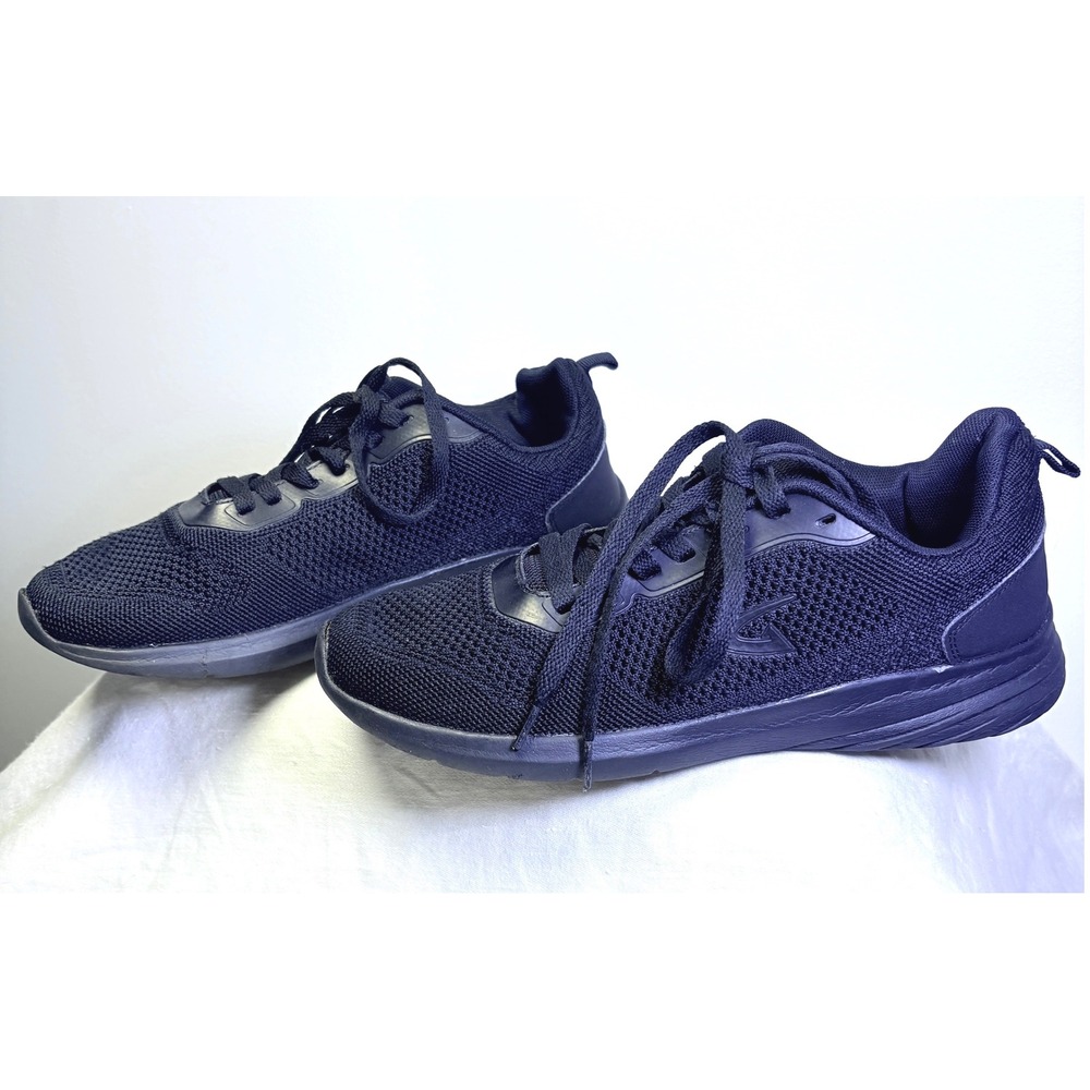 Geers by Dream Seek Womens Black Mesh Athletic Sneakers Walking Shoes Size 9